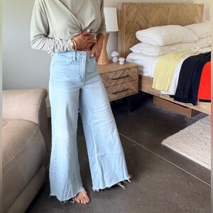 Frame Denim Light Blue Flare Jeans